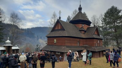 У Криворівні на Франківщині святкують Різдво Христове У Криворівні на Франківщині святкують Різдво Христове