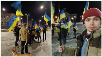 На Донеччині люди виходять на мітинги проти визнання псевдореспублік