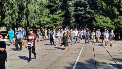 У Долинській протестували проти закриття пологового відділення