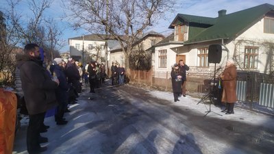На Тернопільщині вшанували пам'ять кіборга, який останнім залишив аеропорт На Тернопільщині вшанували пам'ять кіборга, який останнім залишив аеропорт