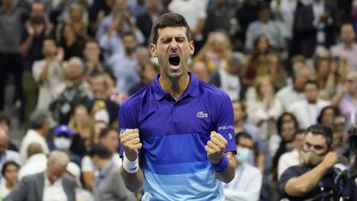 Джокович зіграє у рекордному фіналі US Open. Хто його суперник та чим унікальне це досягнення: відео
