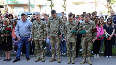 На Вінниччині відкрили меморіальну дошку загиблому прикордоннику