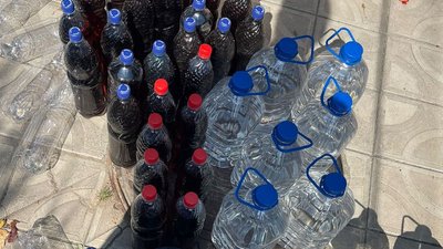 Цех з виготовлення фальсифікованого алкоголю Цех з виготовлення фальсифікованого алкоголю