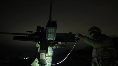 Українські військові, ЗСУ, дрон, ППО, мобільна вогнева група