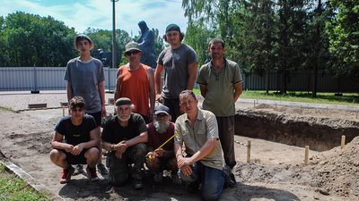 У Кропивницькому завершили розкопки на місці встановлення прапора до 30-річчя Незалежності