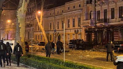 Наслідки атаки РФ по середмістю Одеси, 31 січня 2025 рік