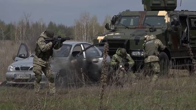 Зенітна установка та захоплення терористів: чернігівські прикордонники показали як та з чим працюють Зенітна установка та захоплення терористів: чернігівські прикордонники показали як та з чим працюють