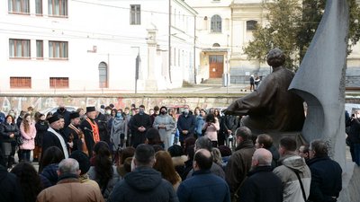 У Львові вшанували пам'ять автора музики Гімну України Михайла Вербицького У Львові вшанували пам'ять автора музики Гімну України Михайла Вербицького