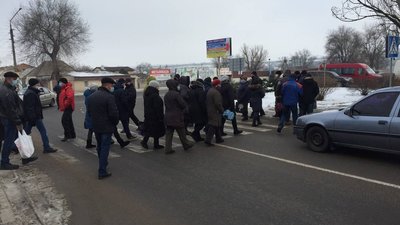 Мешканці Оріхова на Запоріжжі провели акцію протесту проти підвищення тарифів
