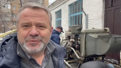 У Бучі комунальники відремонтували ретрогенератор радянських часів