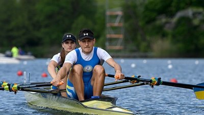 Дарія Котик та Станіслав Самолюк у заключному відборі Паралімпіади-2024 з веслування.