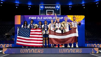 Збірна США та Латвії
