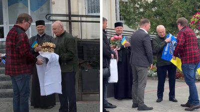 Зустріли звільненого з полону військового Анатолія Городного, 19.08.2025 рік