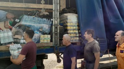 До Миколаєва прибув вантаж із гуманітарною допомогою від громад Хмельниччини