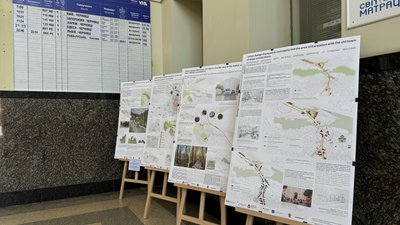 Виставка ескізів, які можуть покращити інфраструктуру у Чернівцях