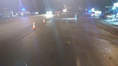 У Тернополі водій на смерть збив чоловіка і втік з місця ДТП