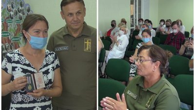 На Донбасі капелани нагородили медиків