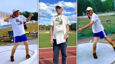 Встановив рекорди: 95-річний вінничанин здобув дві перемоги з легкої атлетики Встановив рекорди: 95-річний вінничанин здобув дві перемоги з легкої атлетики