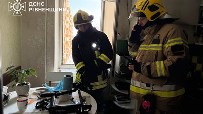 Портативний газовий балончик вибухнув у квартирі багатоповерхівки в Рівному