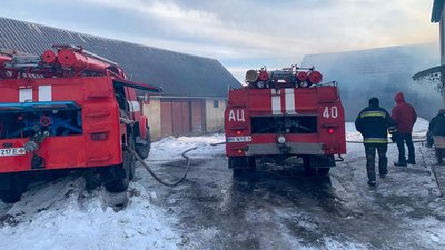 Пожежа у селі Кривчики