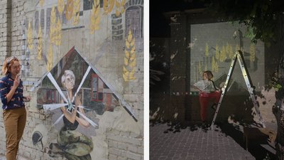 Береже життя і Здолбунів: у місті на Рівненщині з'явився мурал із жінкою-захисницею Береже життя і Здолбунів: у місті на Рівненщині з'явився мурал із жінкою-захисницею