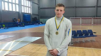 21-річний дніпрянин Михайло Краснюк вперше став чемпіоном України з фехтування на шпагах