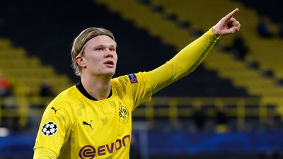 Ерлін Голланд встановив рекорд Ліги чемпіонів. Він найшвидше в історії турніру забив 15 голів