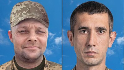 Загиблі військові з Чернівців Дмитро Лебедєв та Анатолій Репчук
