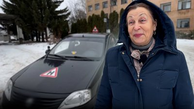 Водійське посвідчення у 74 роки отримала Віра Куліченко з Прилук на Чернігівщині