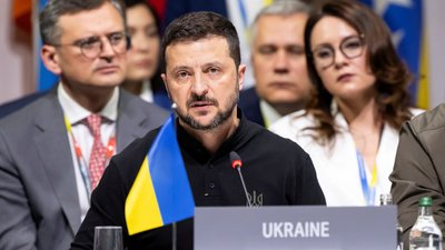 Володимир Зеленський на Саміті миру у Швейцарії