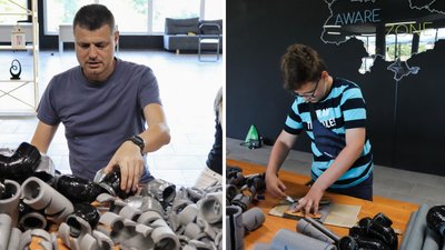 Перископи для військових виготовляють волонтери з Мукачева Перископи для військових виготовляють волонтери з Мукачева