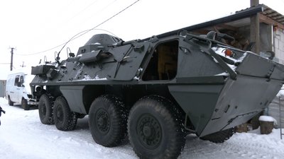 Волонтерський штаб львівського "Пласту" та спортсменка Орися Дем’янюк зібрали гроші на БТР для ЗСУ Волонтерський штаб львівського "Пласту" та спортсменка Орися Дем’янюк зібрали гроші на БТР для ЗСУ