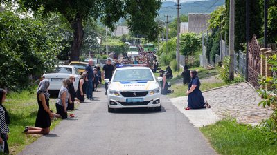 Похорон полеглого захисника Василя Гевці Похорон полеглого захисника Василя Гевці