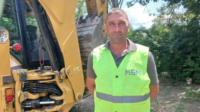 Машиніст екскаватора Ян Пельо, 27 червня 2023 року.