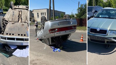 Перевернулась автівка: у Сумах сталася ДТП на вул. Марко Вовчок