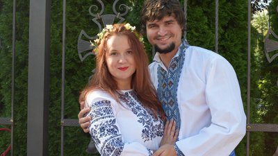 Дмитро Сінченко з дружиною Оленою Дмитро Сінченко з дружиною Оленою