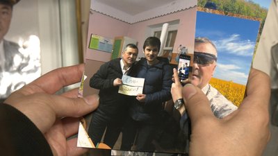 Фото Сергія Лі із сином Фото Сергія Лі із сином