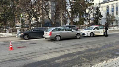 Аварія біля центрального універмагу у Луцьку
