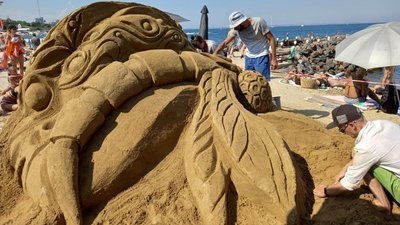 В Одесі відбувся фестиваль скульптур із піску В Одесі відбувся фестиваль скульптур із піску