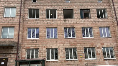 Атака на Ізмаїл, Поліклініка в Ізмаїлі після атаки РФ
