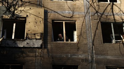 Наслідки російського обстрілу Києва в ніч на 14 листопада 2025 року