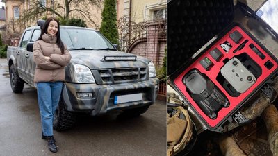 Художниця з Івано-Франківська Марта Пітчук продала картину, щоб купити автомобіль та дрон для бійців "Азова" Художниця з Івано-Франківська Марта Пітчук продала картину, щоб купити автомобіль та дрон для бійців "Азова"