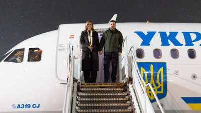 Президент України Володимир Зеленський та перша леді Олена Зеленська