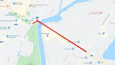 У Сумах 16 напрямків приватного транспорту курсуватимуть в об’їзд через ремонт дороги. Маршрути руху