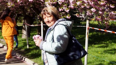 Маленька Японія. У Дніпрі розквітла алея сакур – фоторепортаж Маленька Японія. У Дніпрі розквітла алея сакур – фоторепортаж