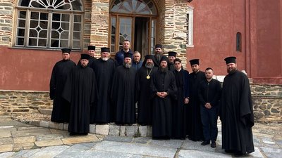 Молилися на Святій Горі: тернопільські священники повернулися з Афону Молилися на Святій Горі: тернопільські священники повернулися з Афону