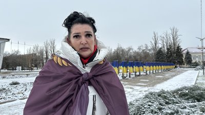 "Невідомість вбиває". На Миколаївщині рідні військовослужбовців організували мирну акцію "Невідомість вбиває". На Миколаївщині рідні військовослужбовців організували мирну акцію