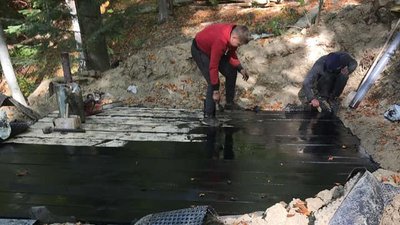 У криївці поміняли покриття та вентиляційні ходи У криївці поміняли покриття та вентиляційні ходи