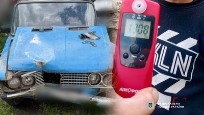 П'яний водій за кермом: на Чернігівщині поліцейські затримали 30-річного водія