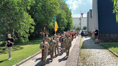 Похорон загиблого військового Євгена Щеннікова Похорон загиблого військового Євгена Щеннікова